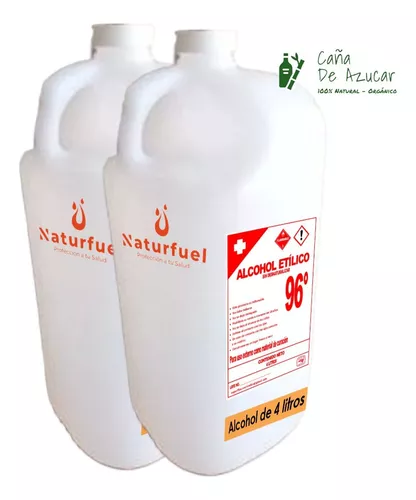 Alcohol Etílico de Caña 96° 1 litro – Veteris