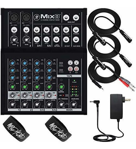 Mix Serie Mezclador Compacto 8 Canal Audio Monoprice 3 Pie