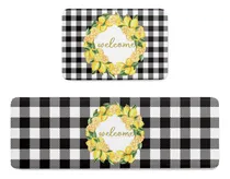 Comprar Alfombra Cocina Diseño Limon Para Lavanderia Entrada Pasillo