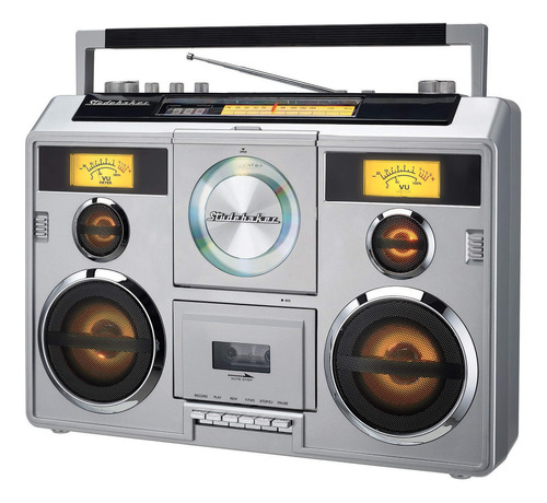 Studebaker Estacin De Sonido Porttil Estreo Boombox Con Blue