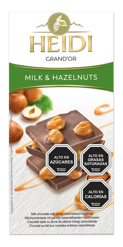 Chocolate Grandor Milk Hazeln Nut Heidi 100g