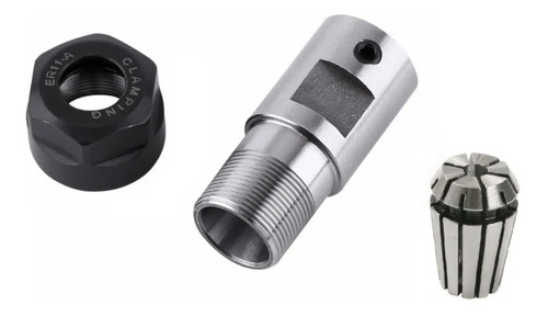 Acople Collet Chuck Er11 Para Eje 6.35 Mm Con Boquilla Er11