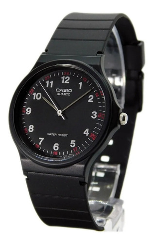 Reloj Pulsera Casio Mq-24-1bl Con Correa De Resina Color Neg