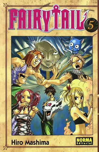 Fairy Tail No. 5: Fairy Tail No. 5, De Hiro Mashima. Serie Fairy Tail, Vol. 5. Editorial Norma Comics, Tapa Blanda, Edición 1 En Español, 2009