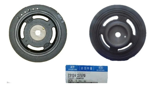 Polea  Cigueñal Damper Hyundai Santa Fe 2.7-01/05, Sonata 2.