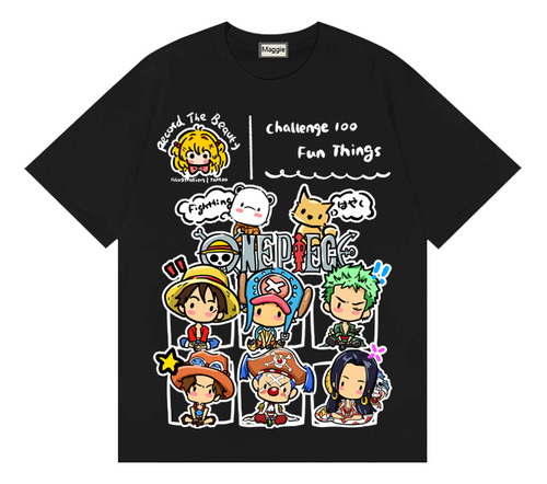 Estampado De Camiseta One Piece, Luffy Tony Chopper, Vers