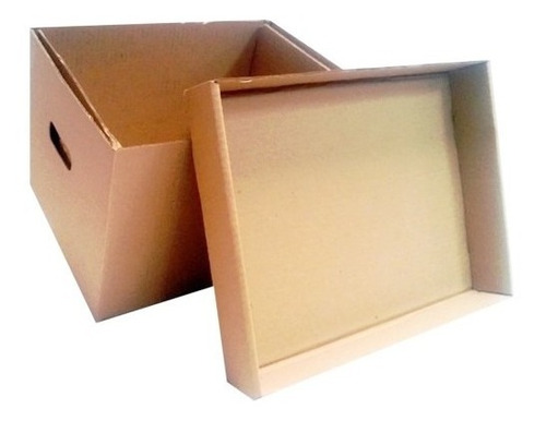 Cajas Archivo X300 Con Tapa Cartón Resistente X 12 Unds