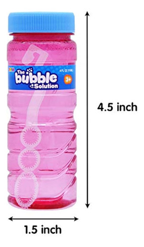 Burbujero Para Niños Botella De Plastico 118 Ml Multicolor Multicolor