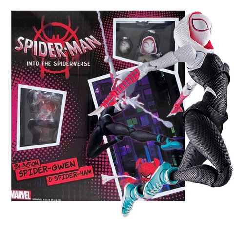 1 Figura De Acción De Jessica Gwen Spiderman De Earth-65 Uni
