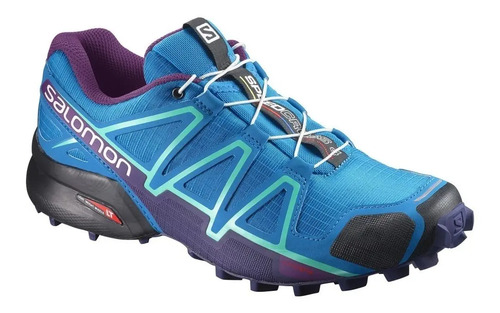 Nuevas Zapatillas Salomon Speedcross 4 W Mujer Turquesa Lila | Envío gratis