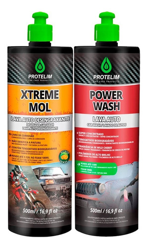 Kit Shampoo Protelim Pré Lavagem Xtreme Mol Power Wash 500ml