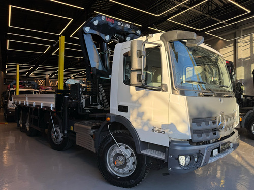Caminhão Mb Atego 2730 2025 8x4 Munck Hiab Argos 55t
