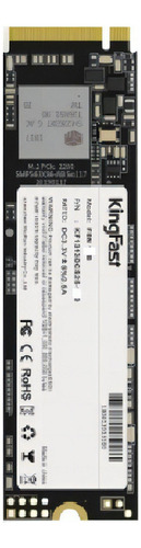 Ssd/hd/shd Kingfast 128gb M2 2280 - 3 Anos De ! Cor Preto