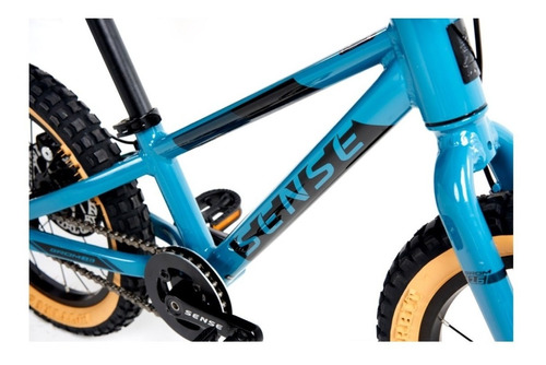 Bicicleta Infantil Sense Grom Impact Aro 16 2021/22 Mtb Cor Aqua/Preto Tamanho do quadro Único