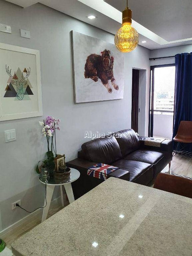 Imagem 17 de 18 de Flat Com 1 Dormitório À Venda, 56 M² Por R$ 530.000,00 - Edifício Le Bouganville - Barueri/sp - Fl0020