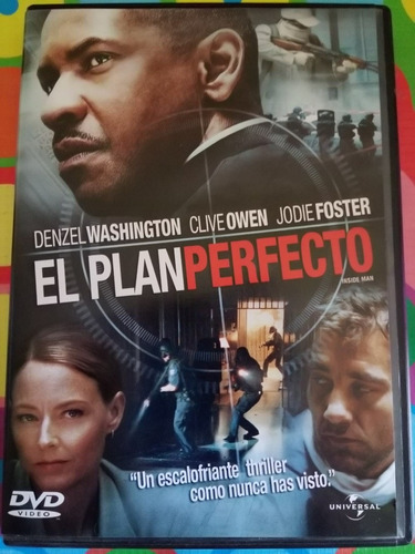 Dvd El Plan Perfecto Denzel Washington