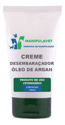 Creme Desembaraçador S/ Enxágue Óleo De Argan Gatos 140 Gr