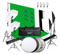 Comprar Set Estudio Iluminación Fondos Softbox Reflector Fotografía