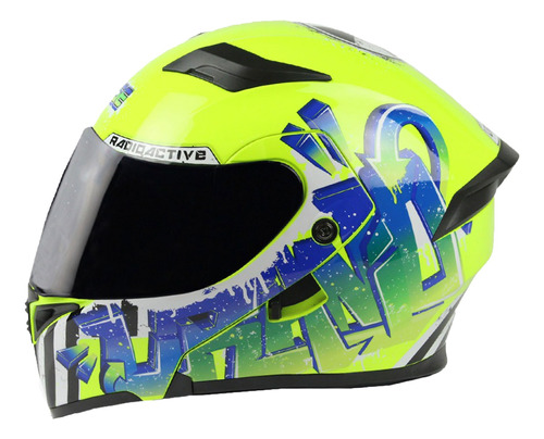 Casco Modular Edge Boss Uranio 360 Doble Visor