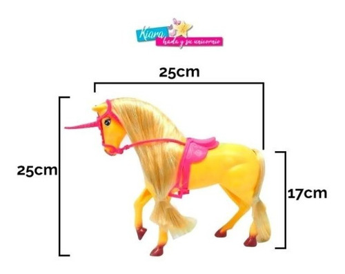 Imagen 7 de 7 de Muñeca Poppi Doll Kiara Hada Y Su Unicornio. B145(vestido 2)