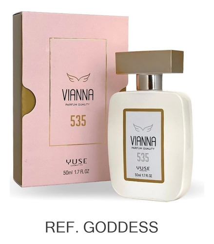 Perfume Feminino Vianna Yuse Cosmetics 50ml - Ambarino Envolvente E Sofisticado