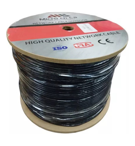 Bobina De Cable Utp Cat5e 100% Cobre Para Exterior Micro Cn