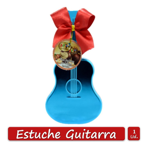 Estuche Regalo Guitarra Con Chocolates 45gr 