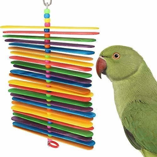 Bonka Bird Toys 867 Big Stick Bird Toy Parrot Jaula Juguetes