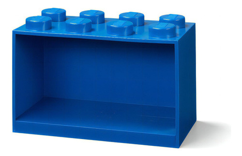 Estante Repisa Lego Shelf 8 Contenedor Apilable Colgante Color Azul