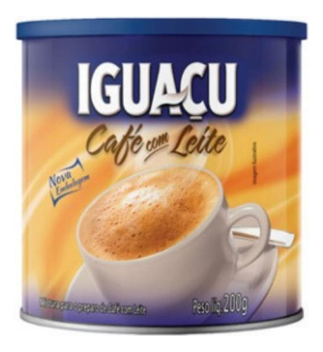 Café Com Leite Solúvel Iguaçu Lata 200g