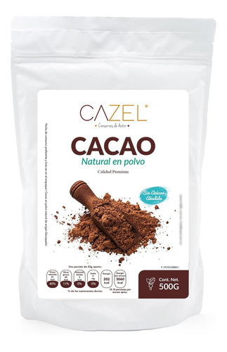 Cacao En Polvo Premium Oaxaca Natural 500g
