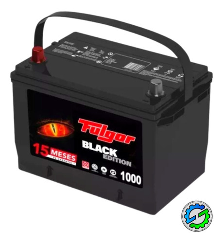 Batería Para Carro 34 1000 Amp Fulgor Bestia Negra 