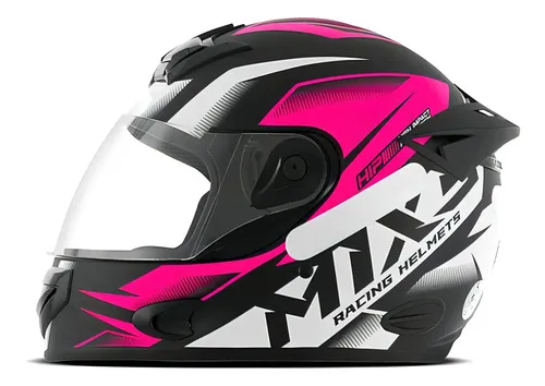 Capacete Masculino Fechado Mixs Mx2 Storm Fosco Cor Rosa Fosco Tamanho Do Capacete 60