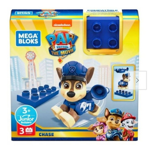 Figuras Paw Patrol De Mega Bloks Chase Gyh89 