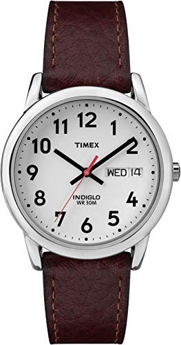Reloj Timex Easy Reader Day-date Con Correa De Piel