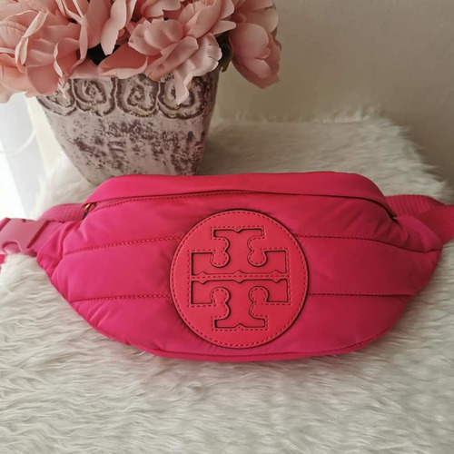 Cangurera Tory Burch Nueva Rosa Neón Ella Original | Meses sin intereses