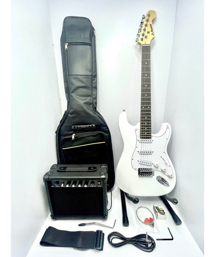 Imagen 6 de 7 de Kit Guitarra Eléctrica Amplificador 15w + Accesorios