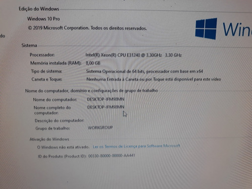 Workstation Hp Z210 - Processador Intel® Xeon® E3-1240.