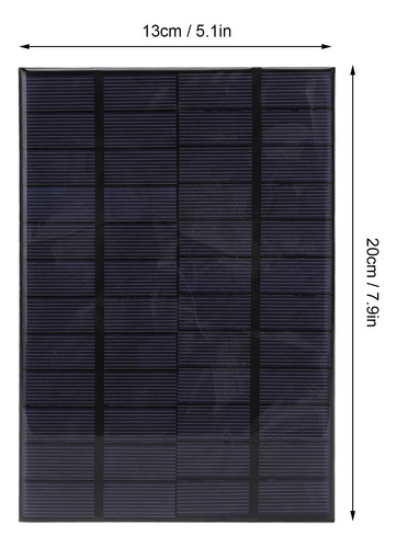 Mini Panel Solar De Epoxi De 12 V 4,2 W, Célula Solar De Pol