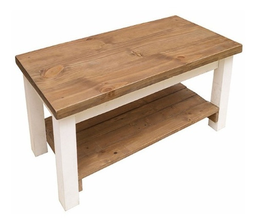 Mesa De Centro Alexa 100x50x40 Cm Madera Pantano Pallet