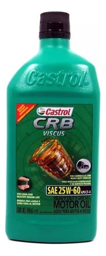 Lubricante Castrol Crb Viscus 25w60 946ml Diesel. L46