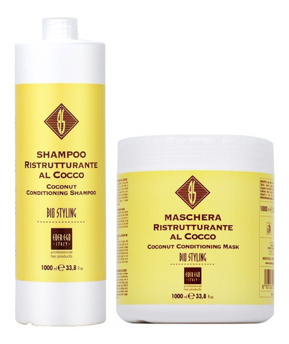 Shampoo+ Mascarilla Loreal Coconut Litro Reestructurante