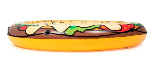 Imagen 4 de 7 de Burguer Inflable Colchoneta Bestway 43250 Flotador Pileta Pc
