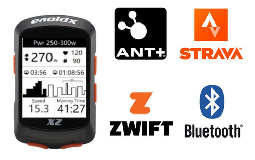 Imagem 5 de 7 de Gps Bike Xplova X2 Bluetooth Ant+ Conecta Celular Strava