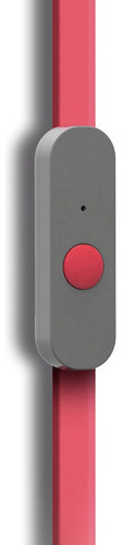Audífono Vector Inear Stf 3.5 Antienredos Microfono Alambric Color Rojo