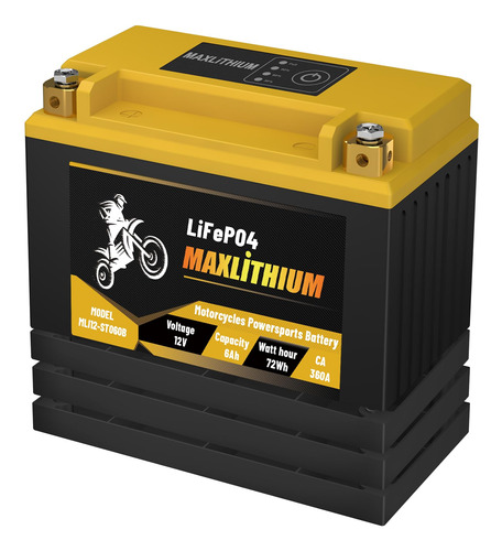 Bateria Litio 12v 6ah 360ca Proteccion Sobrecarga Smart Bms