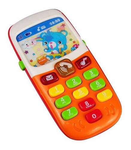 Celular De Brinquedo Coelho Crianças Educativo Com Som