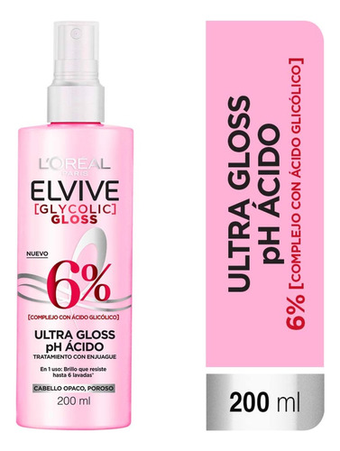 Acidifier Elvive Glycolic Gloss 200 ml