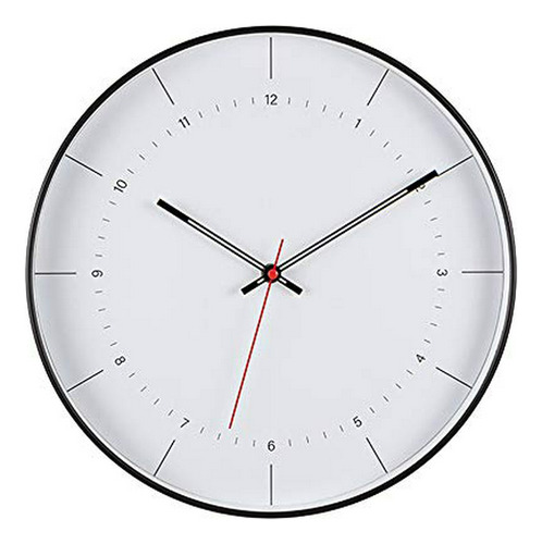 Reloj De Pared Moderno Kiera Grace Victor, 14 Pulgadas, Negr