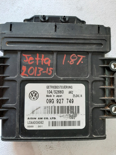 Computadora Transmisión Tcm Jetta 1.8 2013-15 09g 927 749 (Usado)